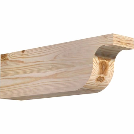 Ekena Millwork Del Monte Smooth Rafter Tail, Douglas Fir, 3 1/2"W x 6"H x 18"L RFT04X06X18DEL00SDF